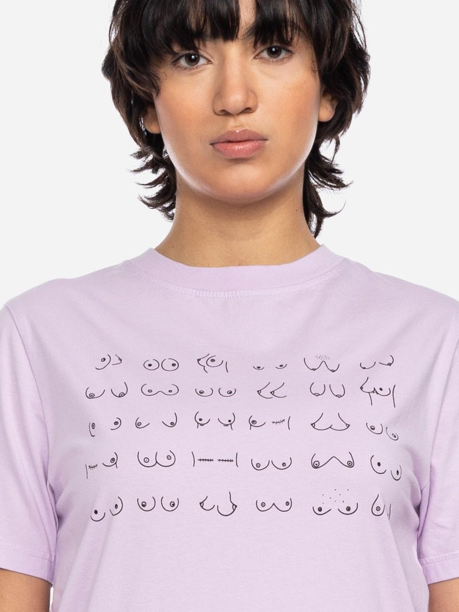 Ato Berlin Damen T-Shirt Maja Boobs Line