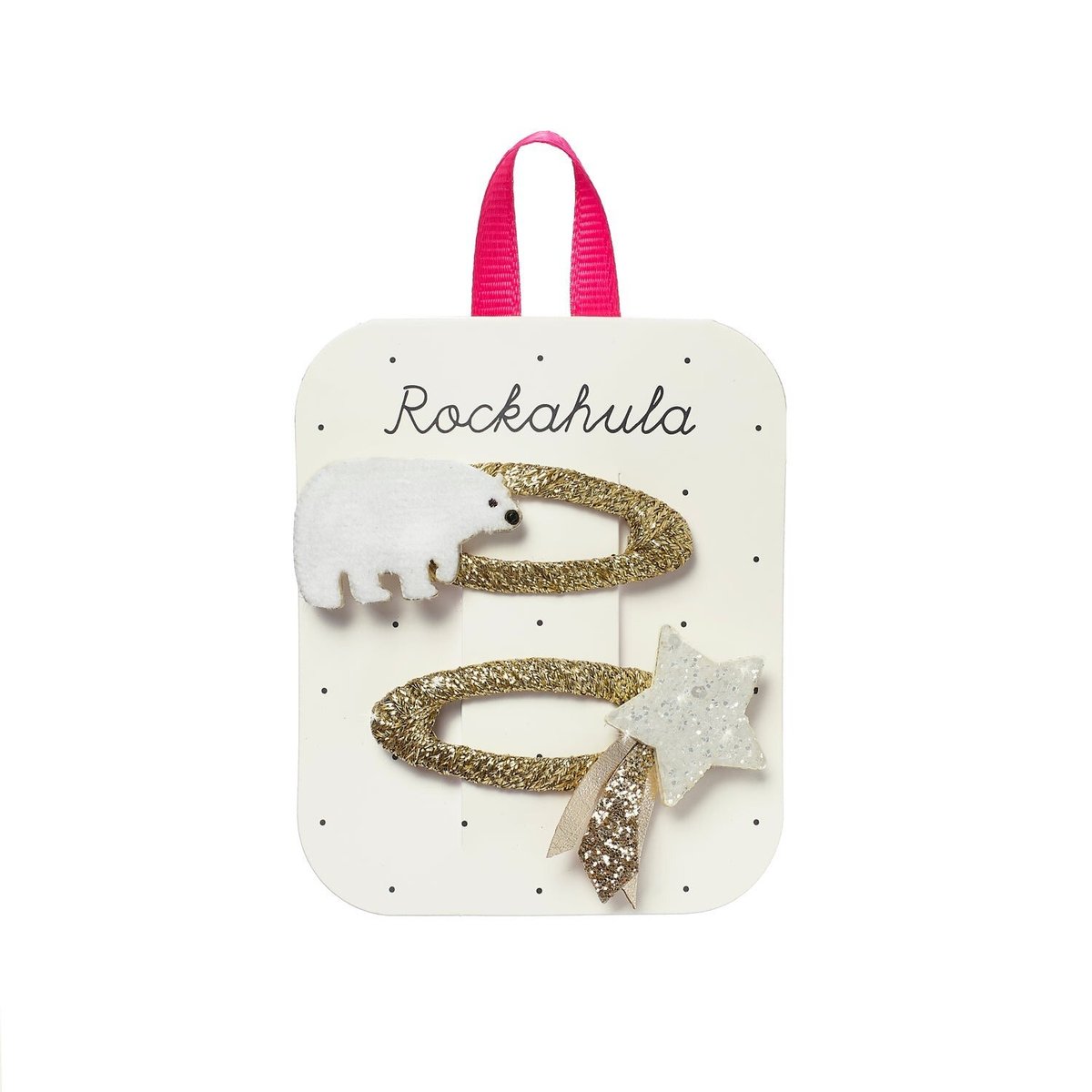 Rockahula Haarklammern Snowy Polar Bear