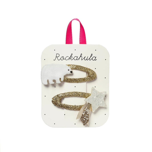 Rockahula Haarklammern Snowy Polar Bear