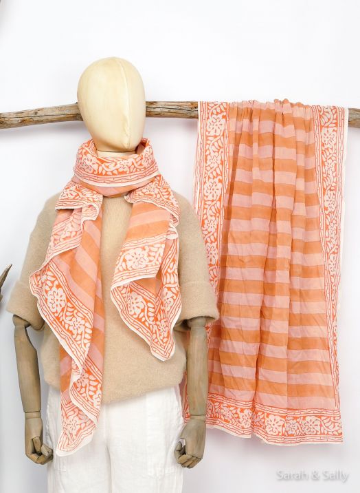 Sarah&Sally Schal Neon Orange (AR-503)