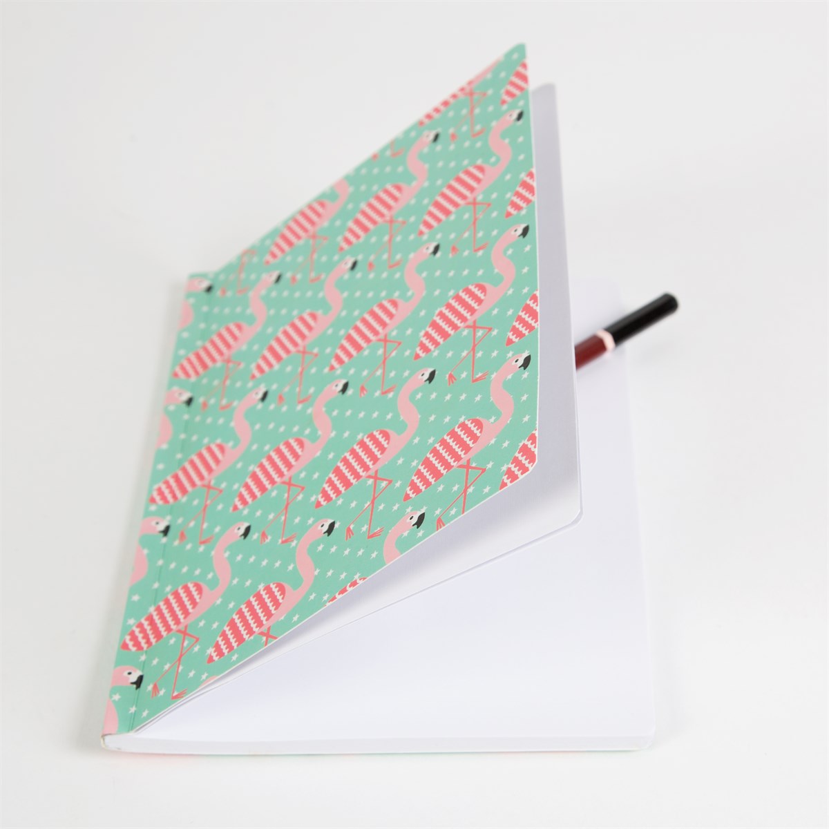 Notizbuch A5, Flamingos