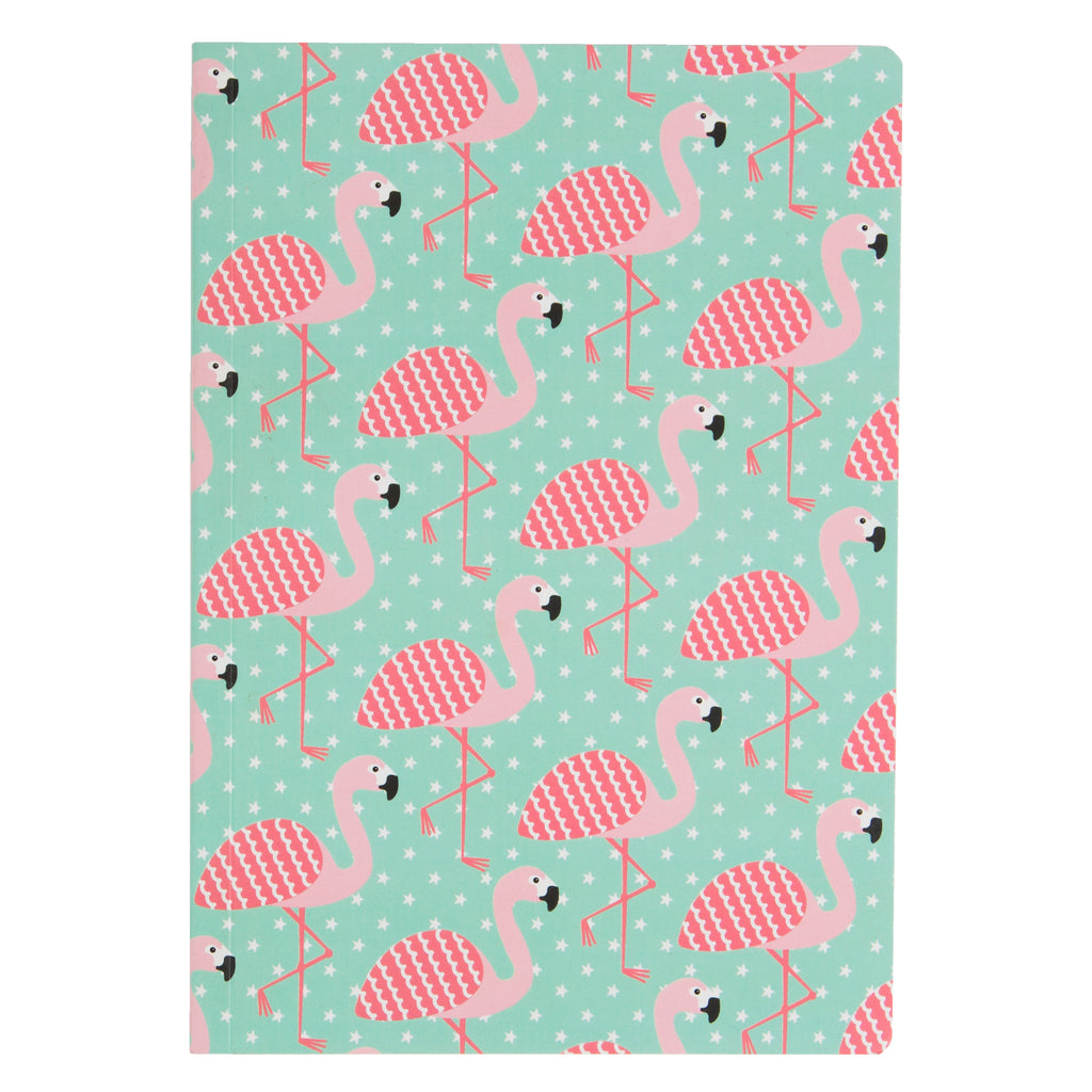 Notizbuch A5, Flamingos