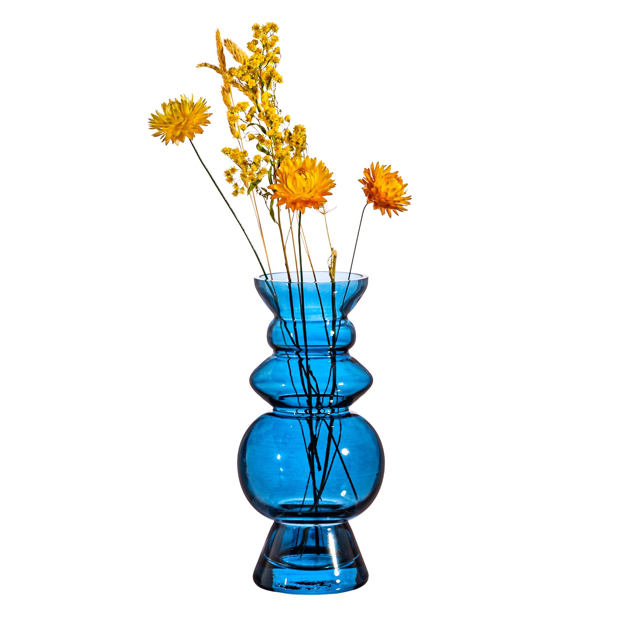 Glasvase Selina, Blue