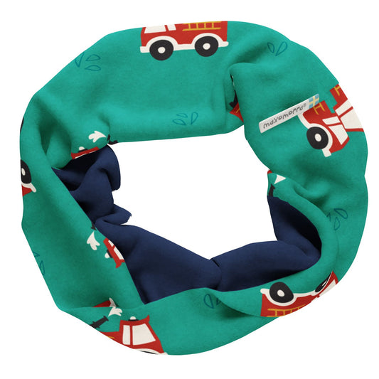 Maxomorra Loop-Schal BW-Fleece, Fire Truck