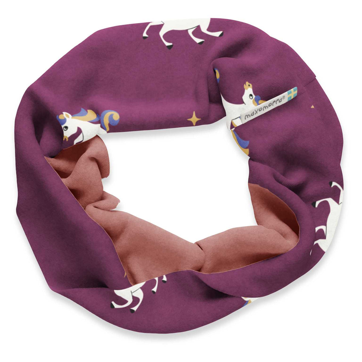Maxomorra Schlupfschal gefüttert, Einhorn