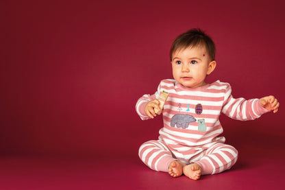 Sense Organics Baby Schlafanzug Frottee Viktor, Eisbär