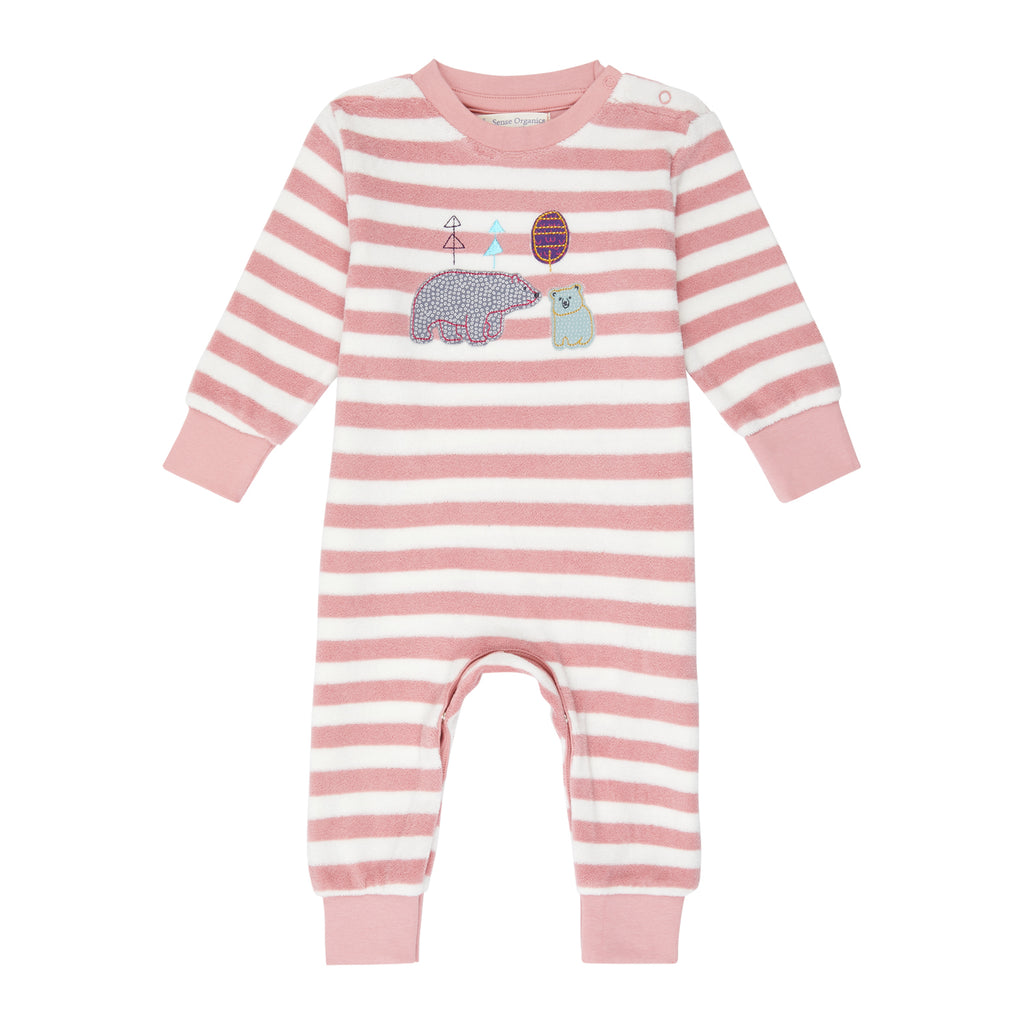 Sense Organics Baby Schlafanzug Frottee Viktor, Eisbär