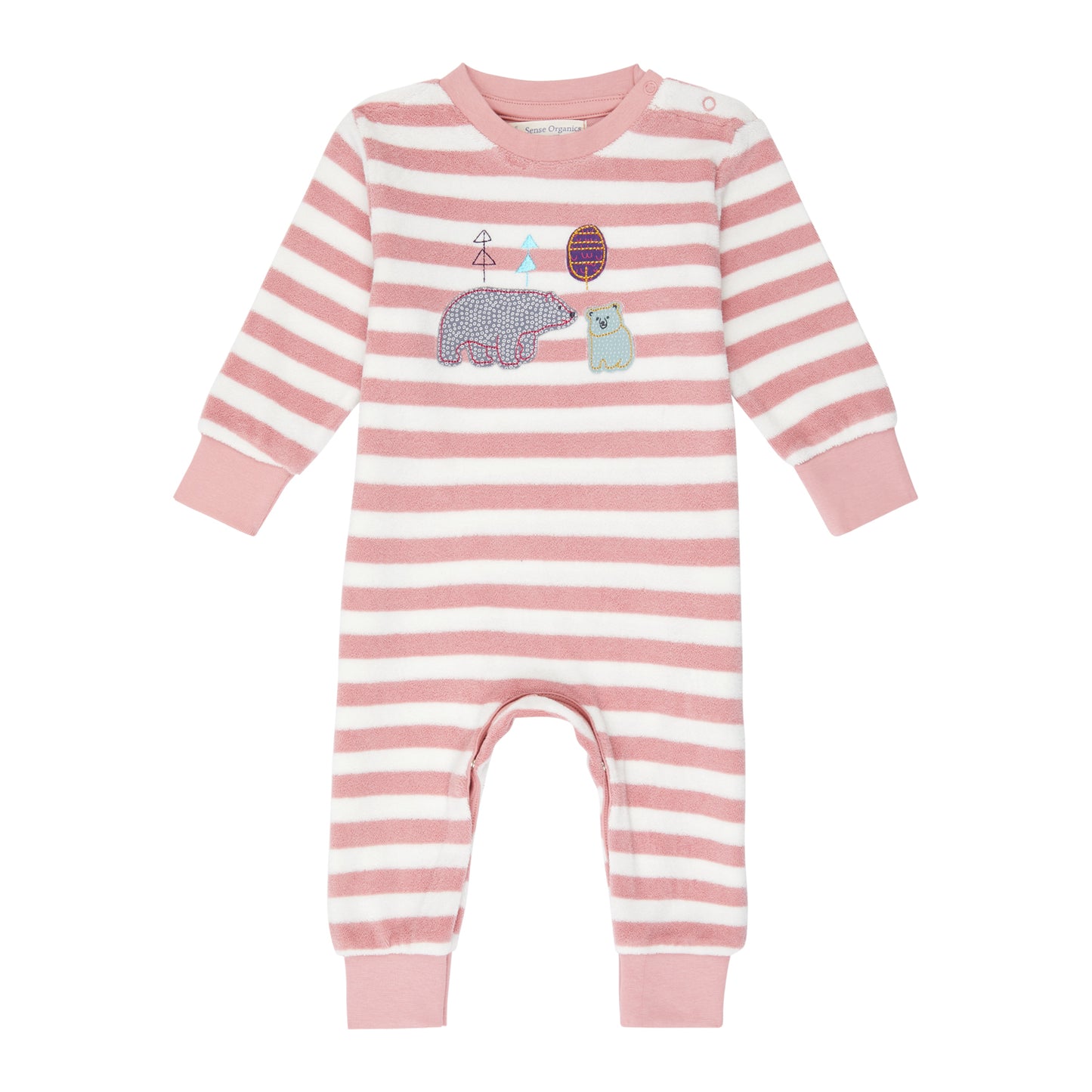 Sense Organics Baby Schlafanzug Frottee Viktor, Eisbär