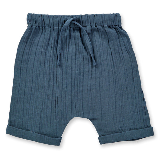 Sense Organics Baby-Shorts Charlie, Blaugrau