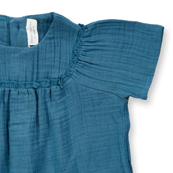 Sense Organics Baby-Bluse Musselin, DeepOcean