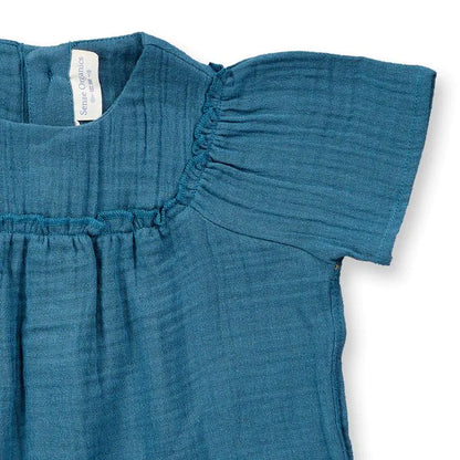 Sense Organics Baby-Bluse Musselin, DeepOcean