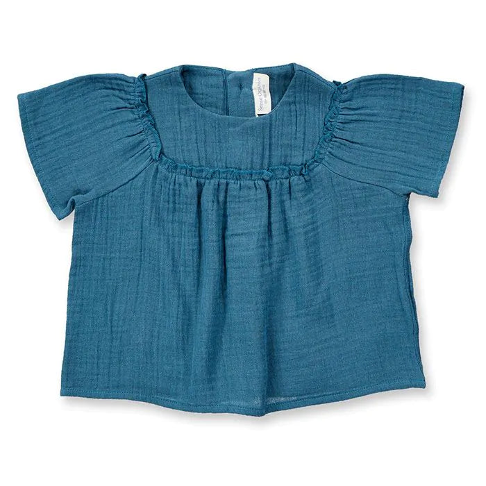 Sense Organics Baby-Bluse Musselin, DeepOcean