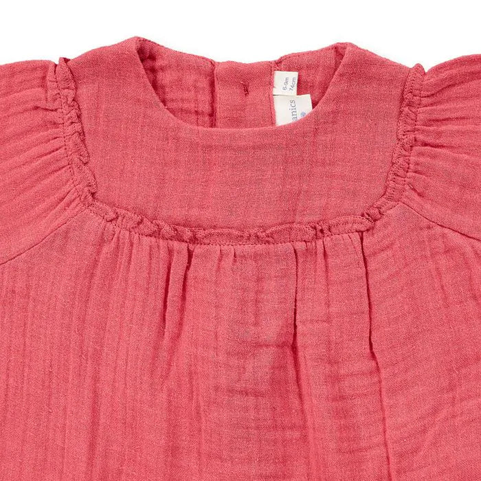 Sense Organics Baby-Bluse Musselin, Raspberry