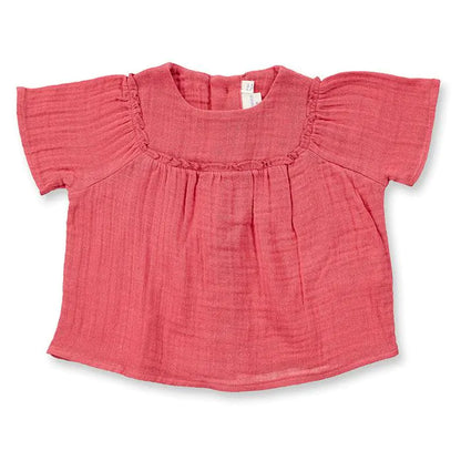 Sense Organics Baby-Bluse Musselin, Raspberry