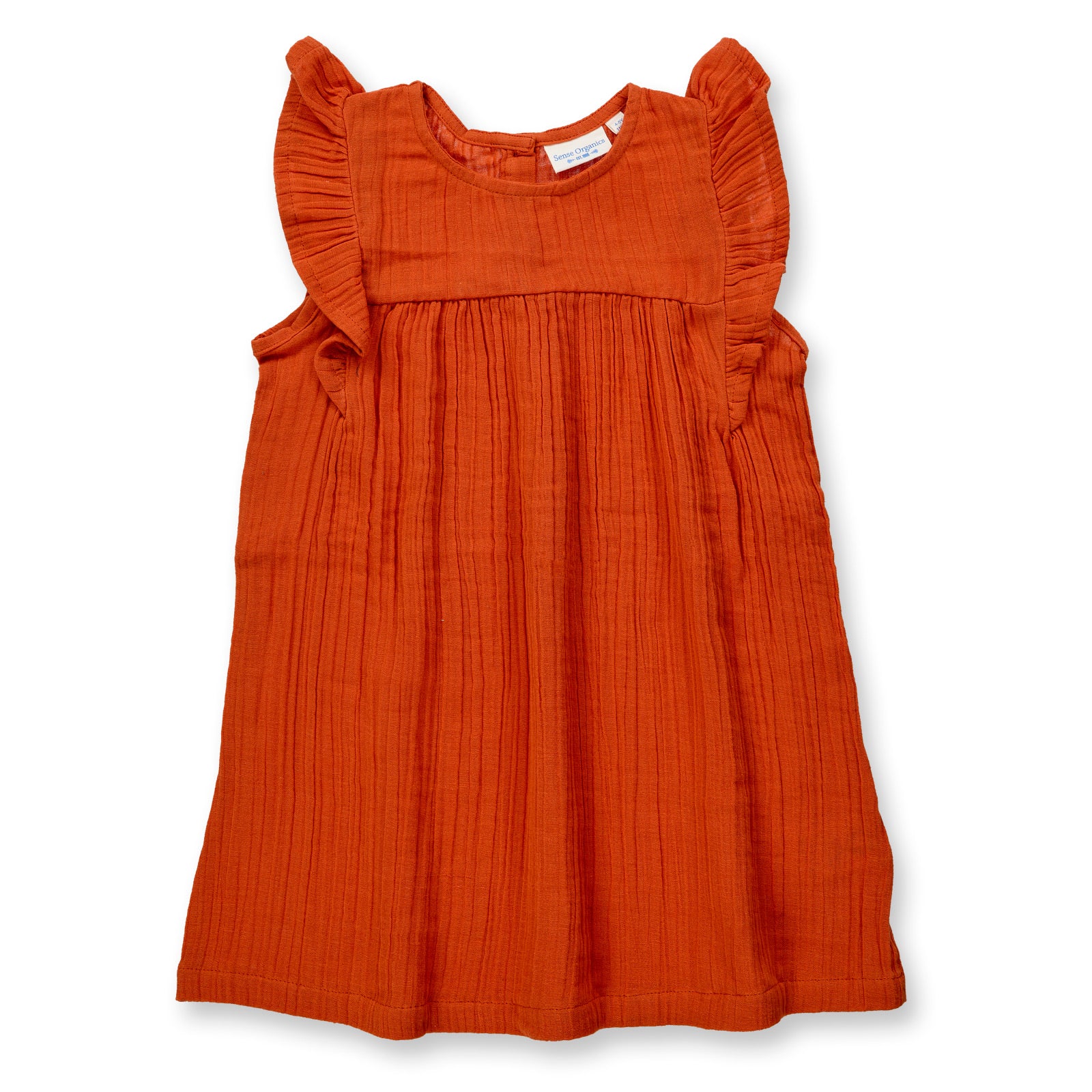 Sense Organics Kleid Franja, Rost – Das bunte Chamäleon- Kristina Berßelis