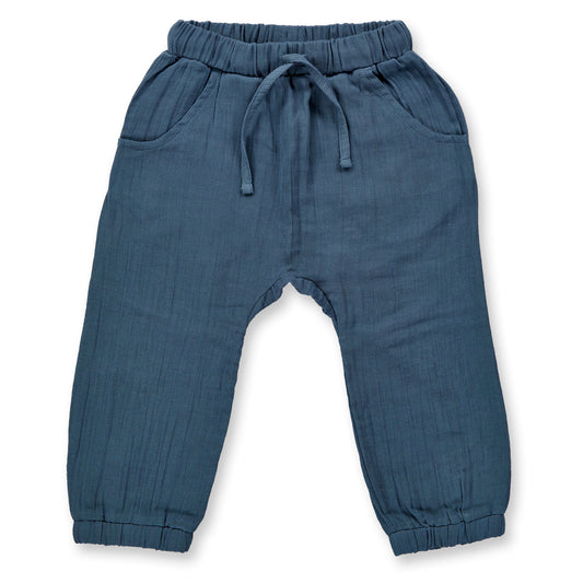 Sense Organics Babyhose Loki, Graublau