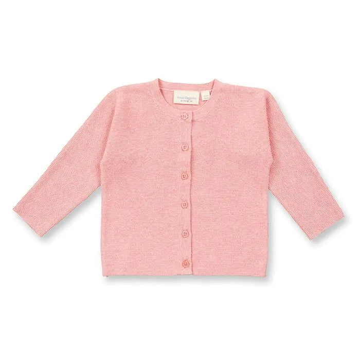 Sense Organics Baby-Cardigan, Rosa