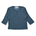 Sense Organics Baby Plin Shirt, Blaugrau