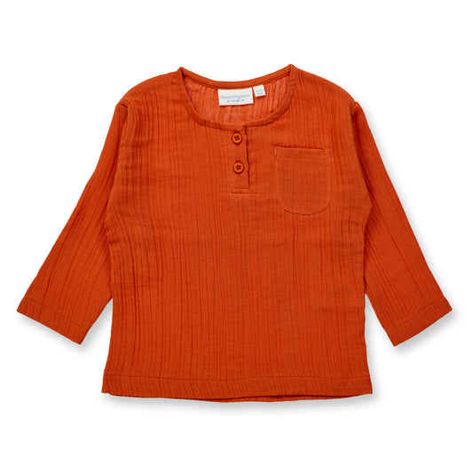 Sense Organics Plin Shirt, Rost