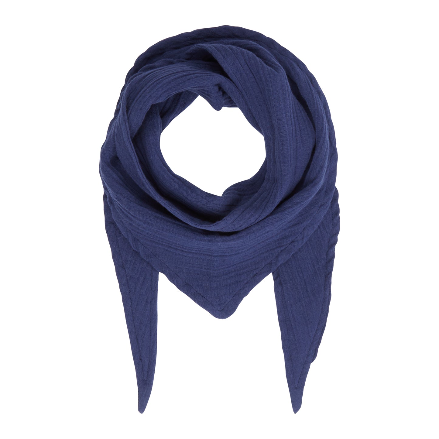 Sense Organics Dreiecksschal Musselin, Elim Navy