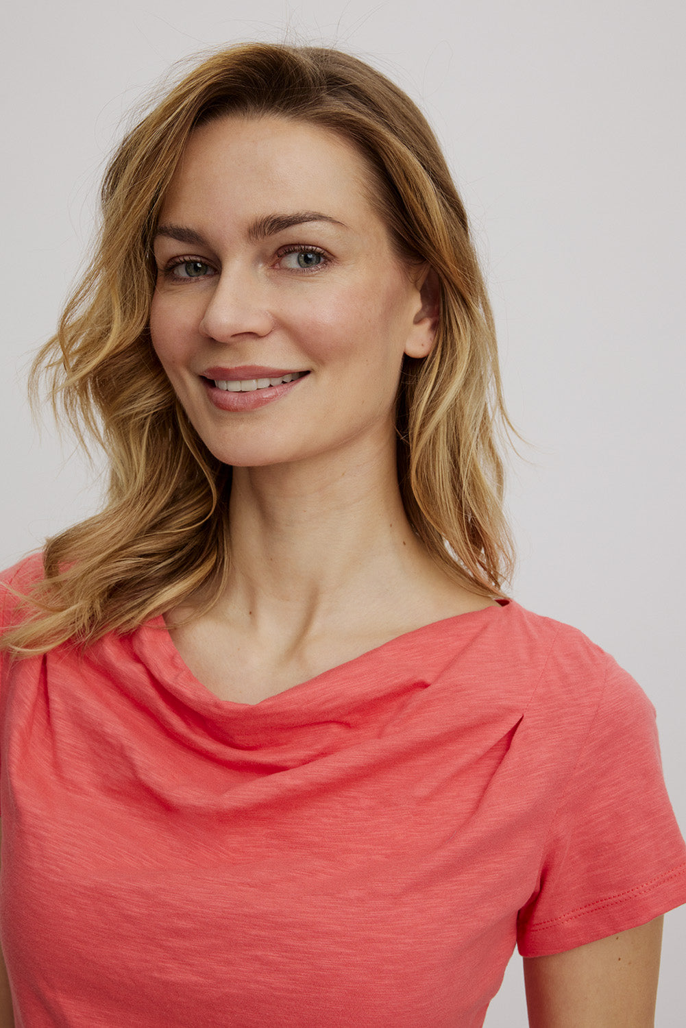 Tranquillo Shirt Wasserfall, coral