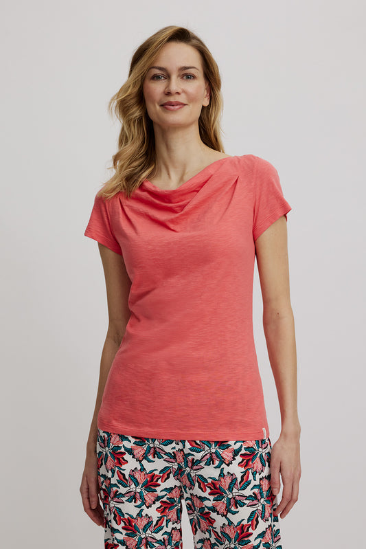 Tranquillo Shirt Wasserfall, coral
