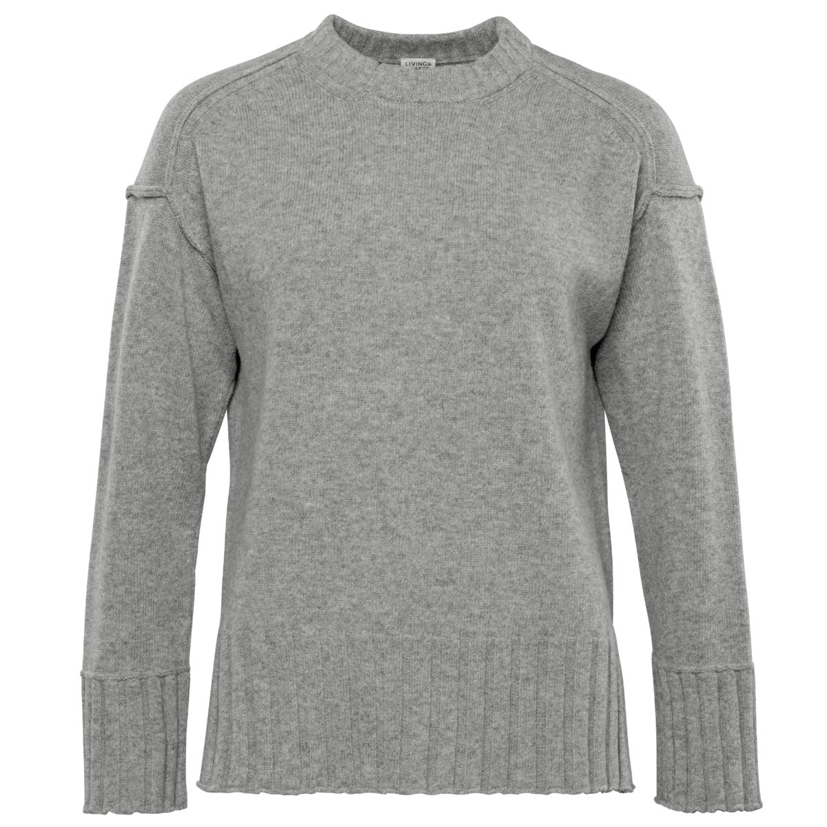 Living Crafts Pullover Stana, Grey Melange