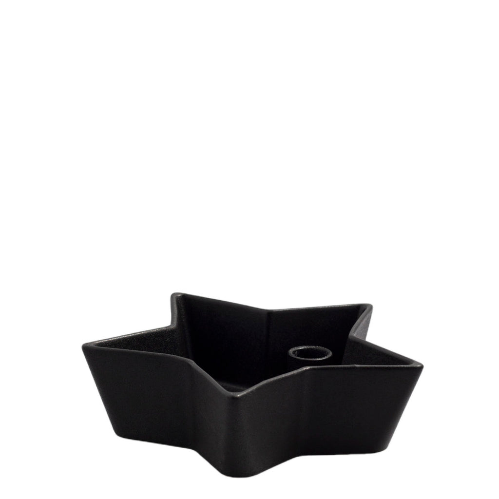 Storefactory Kerzenhalter Lidatorp Stjärna mittel, schwarz