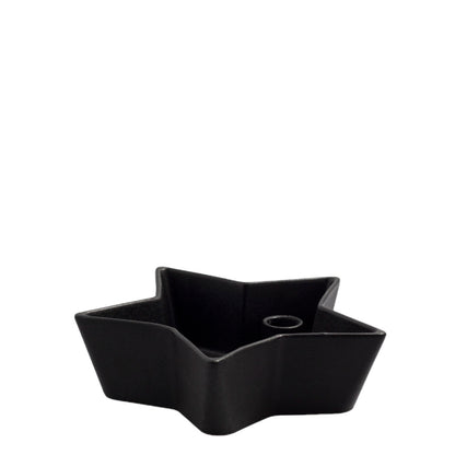 Storefactory Kerzenhalter Lidatorp Stjärna mittel, schwarz