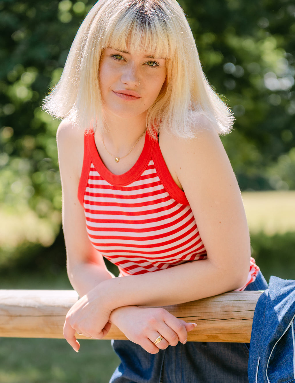 Mademoiselle Yéyé Sunset Glow Top, rot