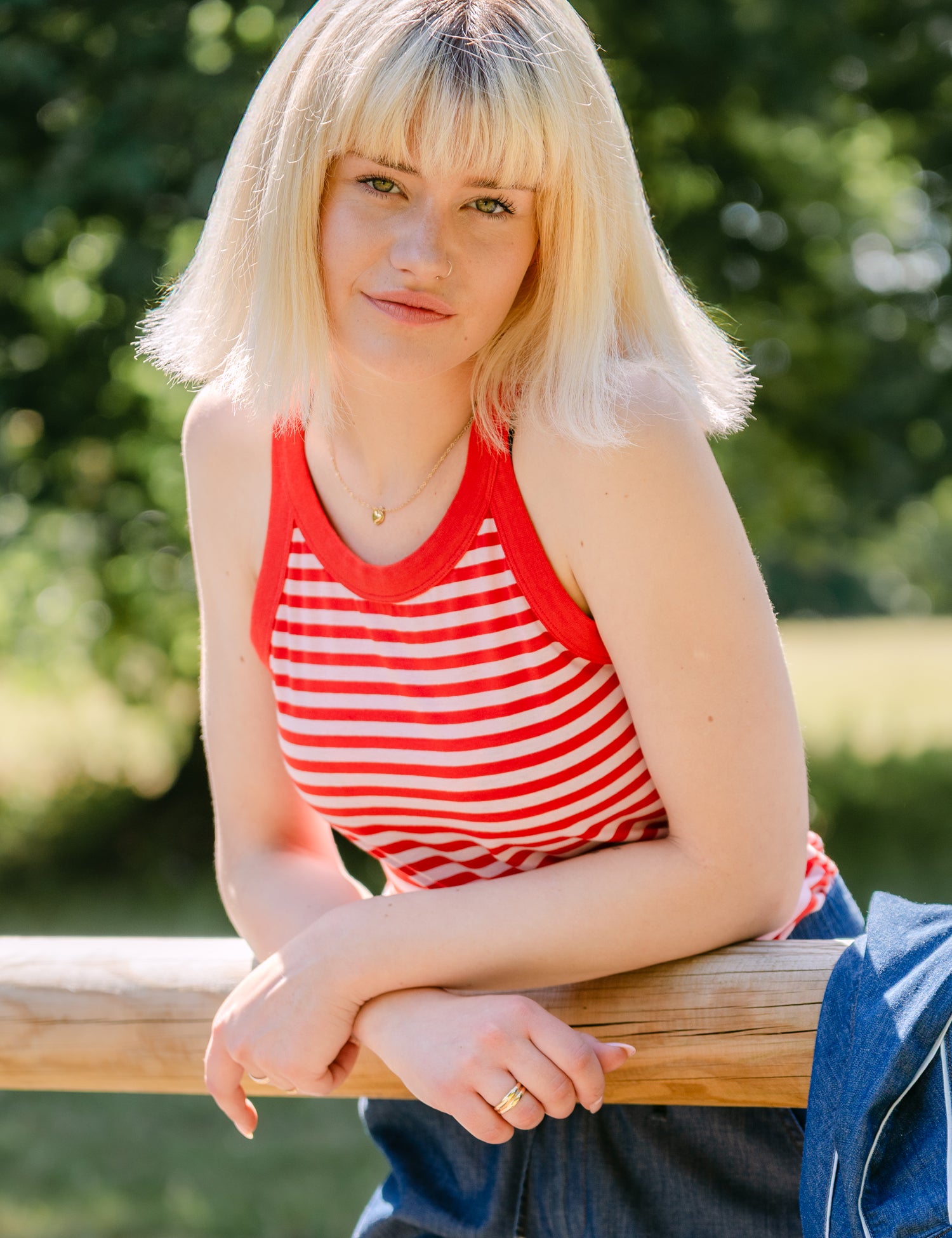 Mademoiselle Yéyé Sunset Glow Top, rot