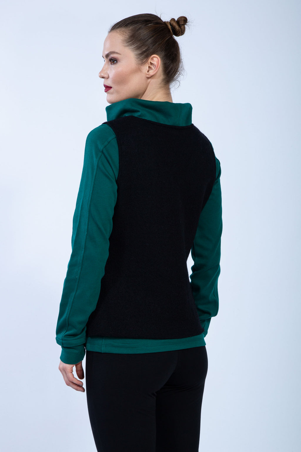 Chapati Merino-Pullunder Papagina, Black