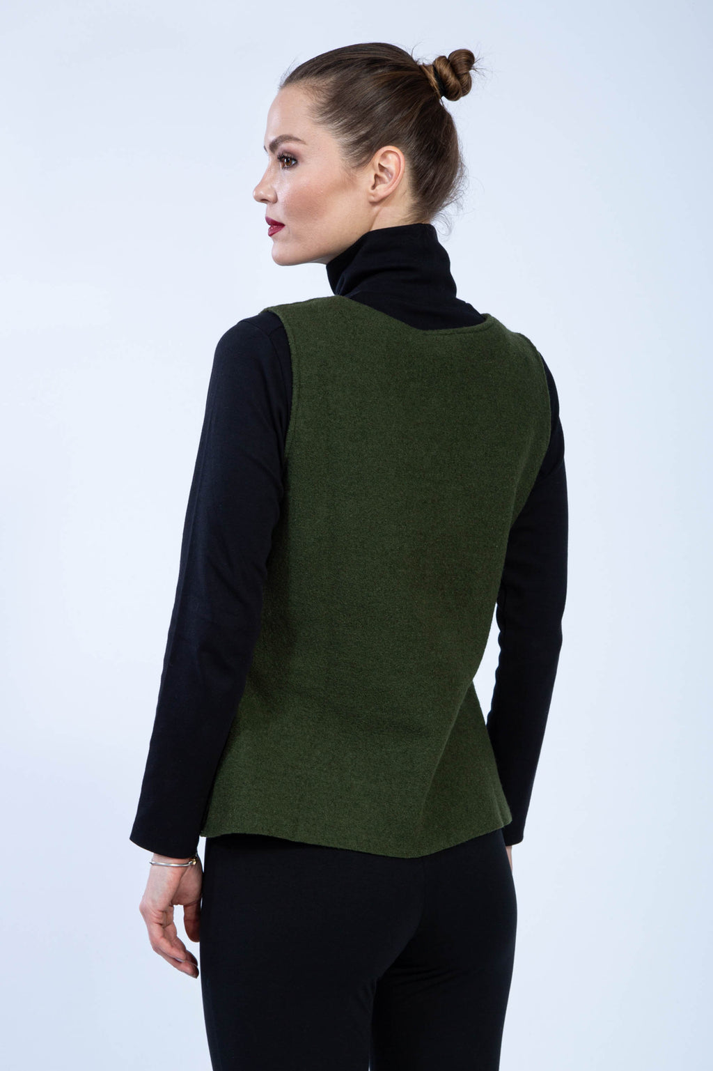Chapati Merino-Pullunder Papagina, Olive