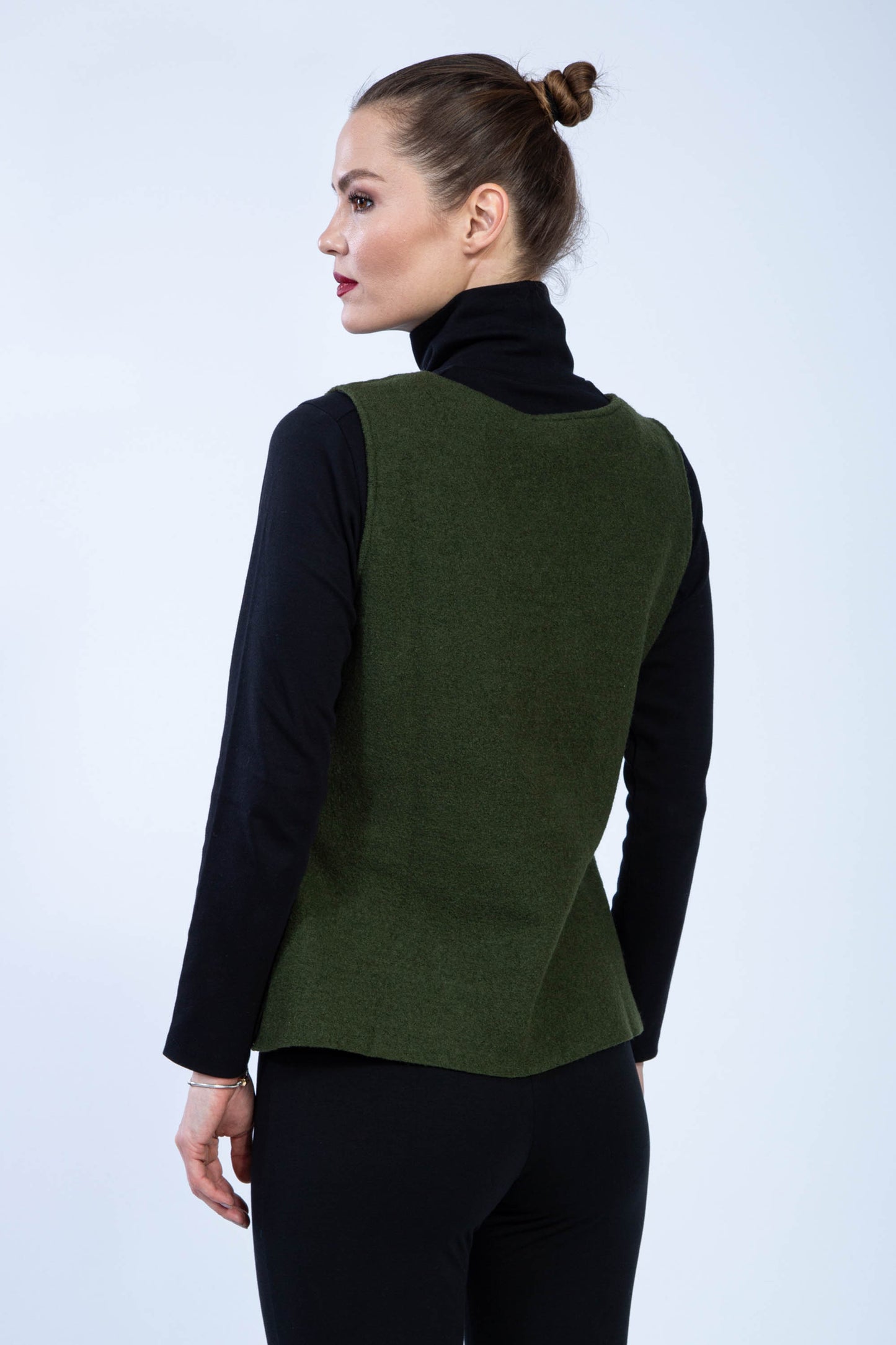 Chapati Merino-Pullunder Papagina, Olive