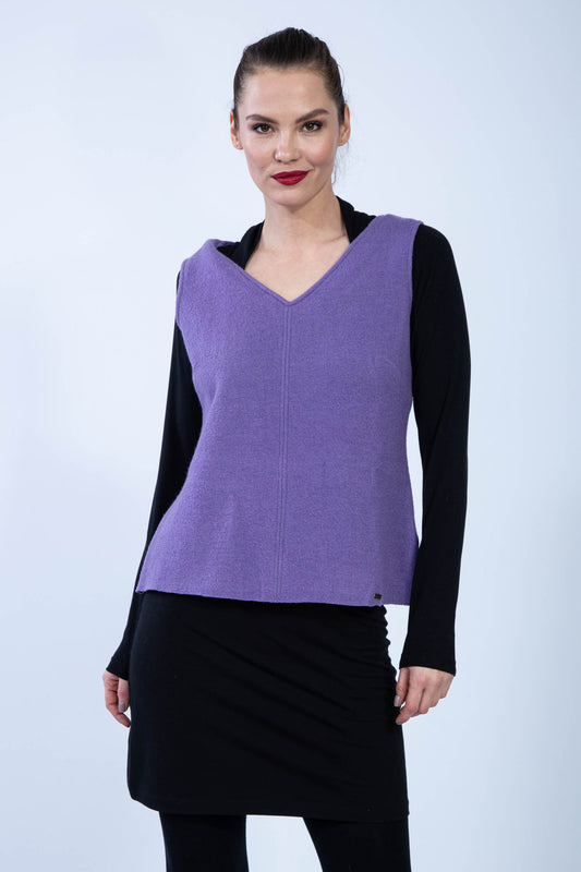 Chapati Merino-Pullunder Papagina, Purple