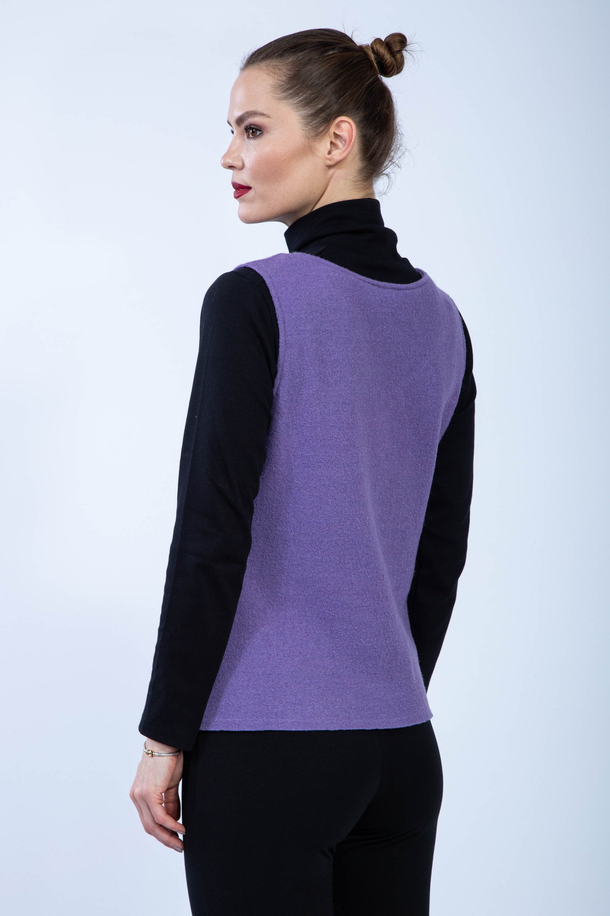 Chapati Merino-Pullunder Papagina, Purple