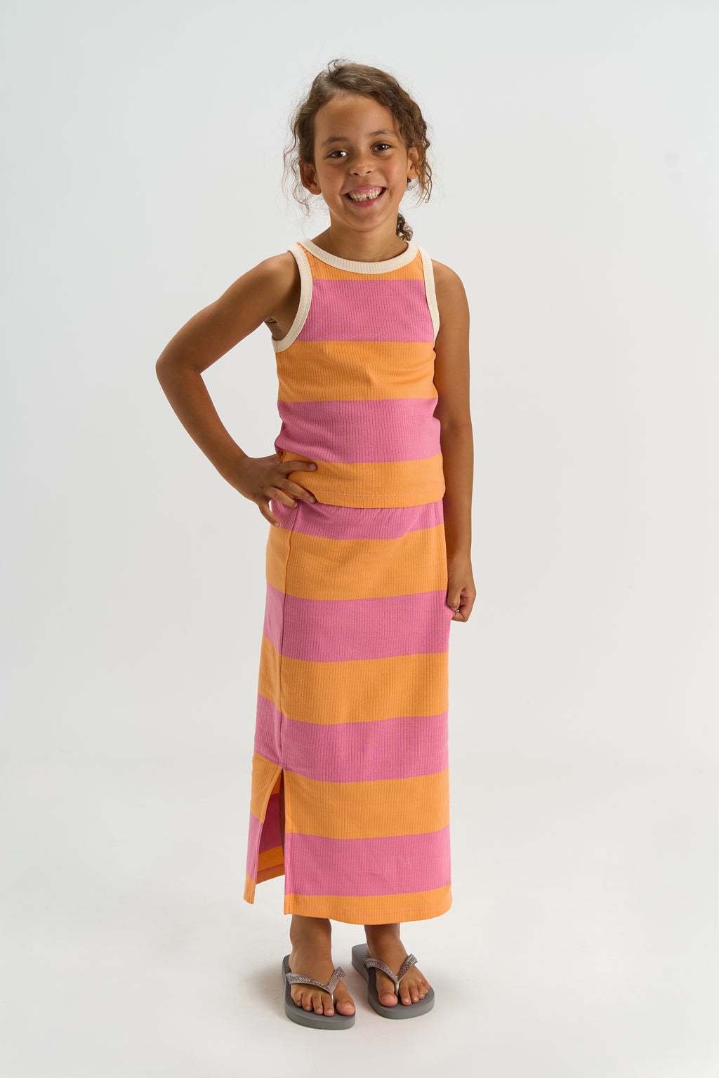 The New Kleid Tatiana, orange/rose