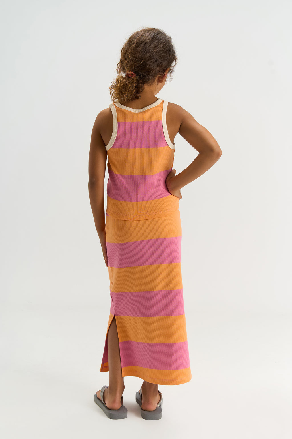 The New Kleid Tatiana, orange/rose