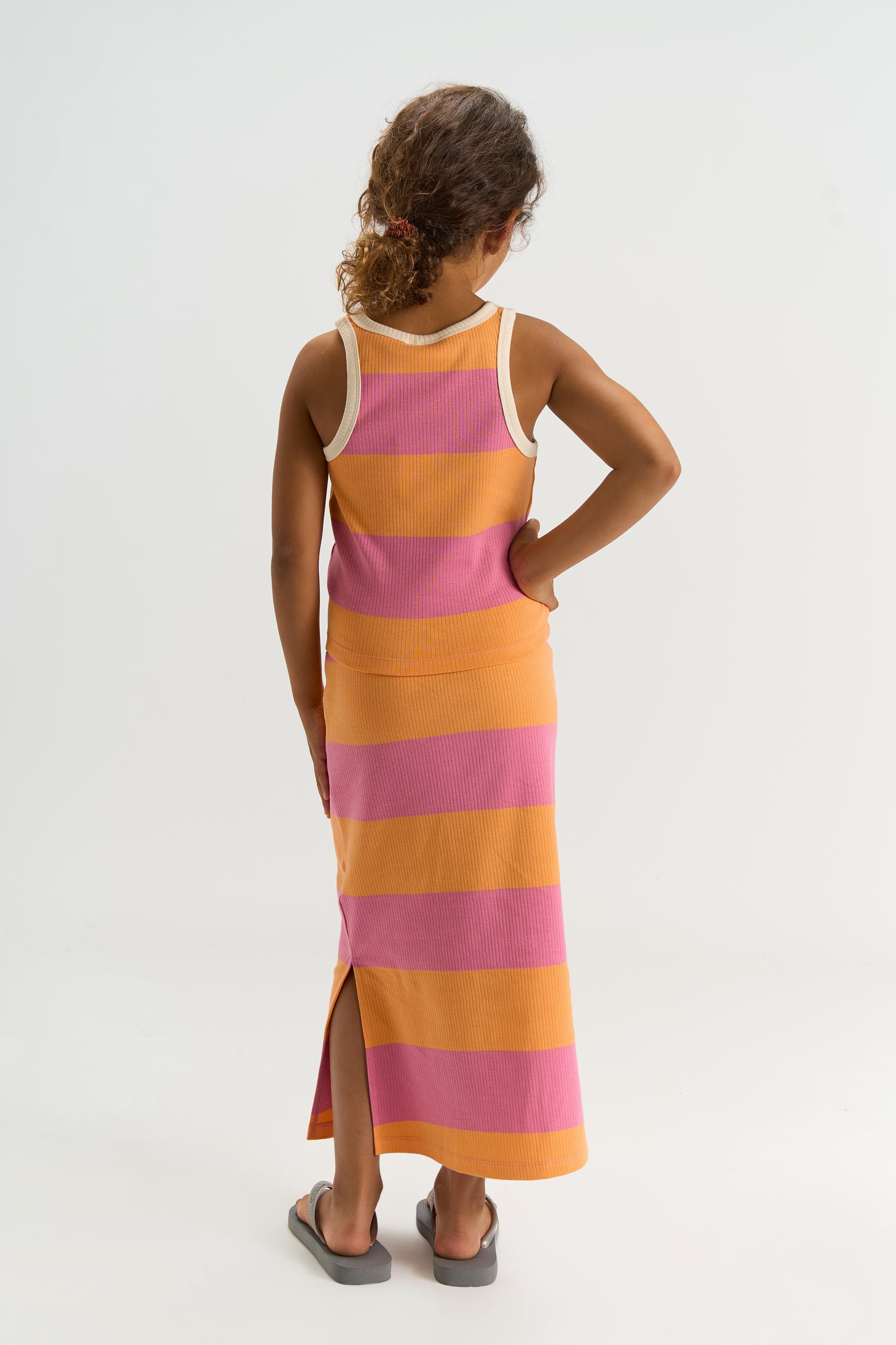 The New Kleid Tatiana, orange/rose