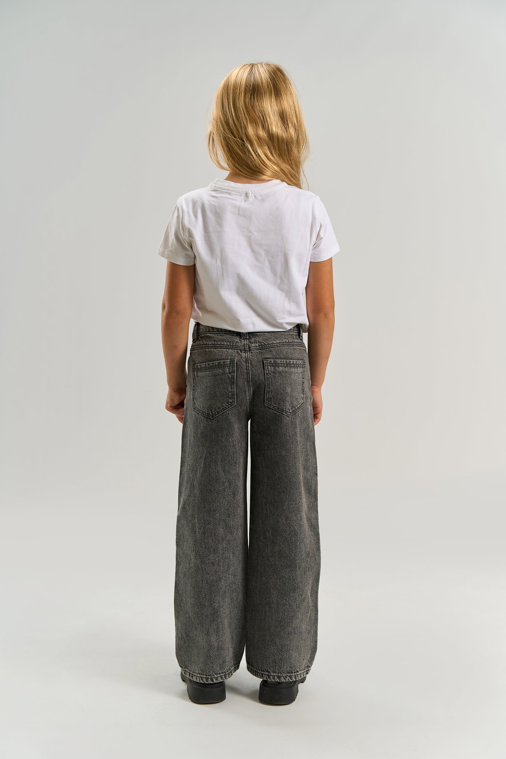 The New Wide Fit Jeans Lissabon, Grey Denim