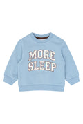 The New Baby Sweatshirt "More Sleep", blue