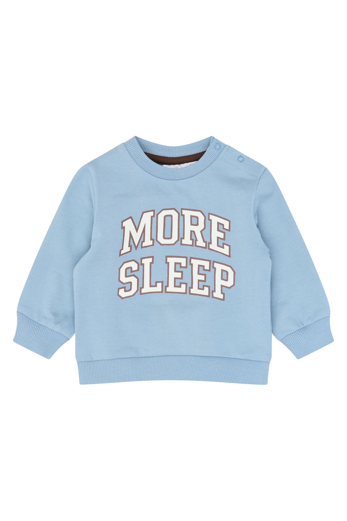 The New Baby Sweatshirt "More Sleep", blue