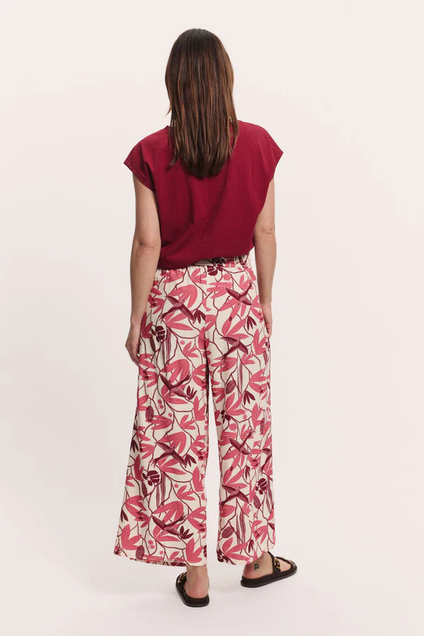 Tranquillo Ecovero-Hose Vickyy, berry bird