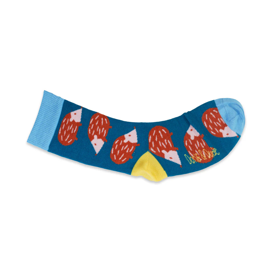 Bambus-Socken Teal Hedgehog
