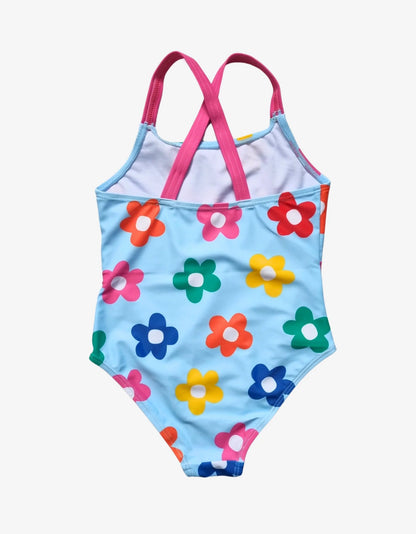 Toby Tiger Badeanzug Regenbogenblumen