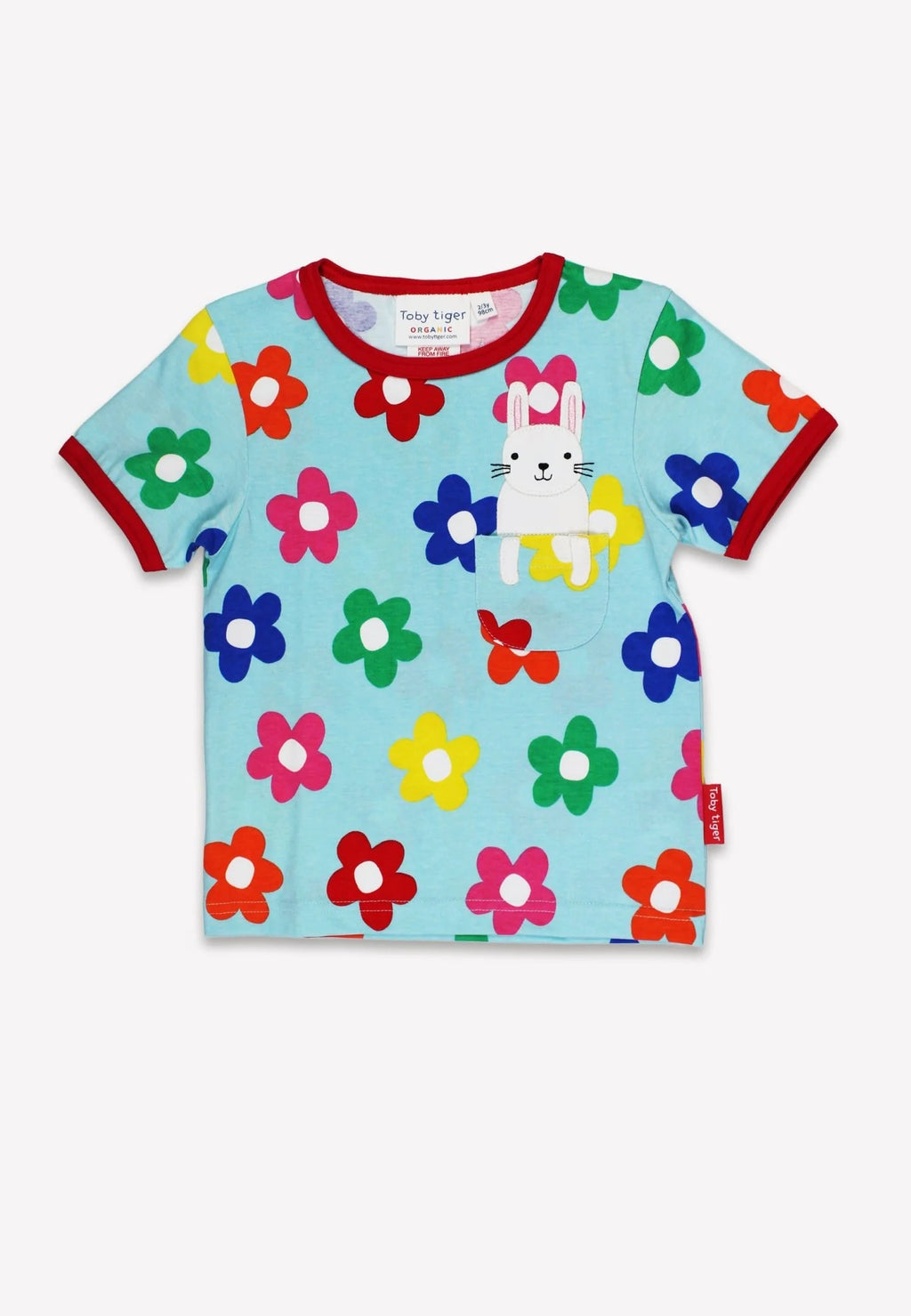 Toby Tiger T-Shirt Blumen&Häschen