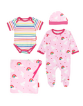Geschenkset für Babies in Rosa