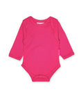 Toby Tiger Baby-Body langarm, pink