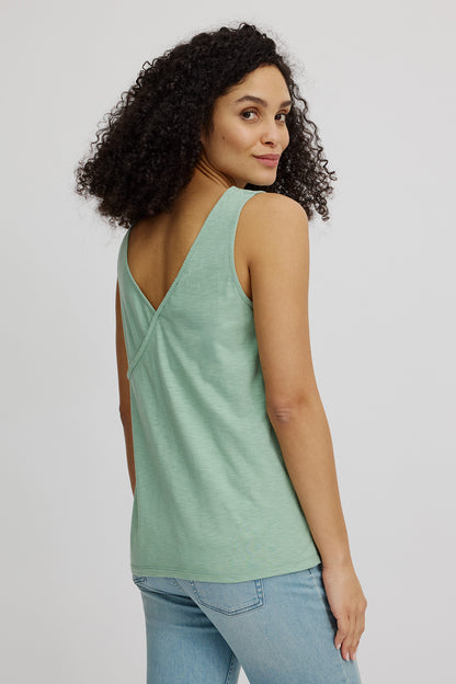 Tranquillo Top Wickeloptik, granite green