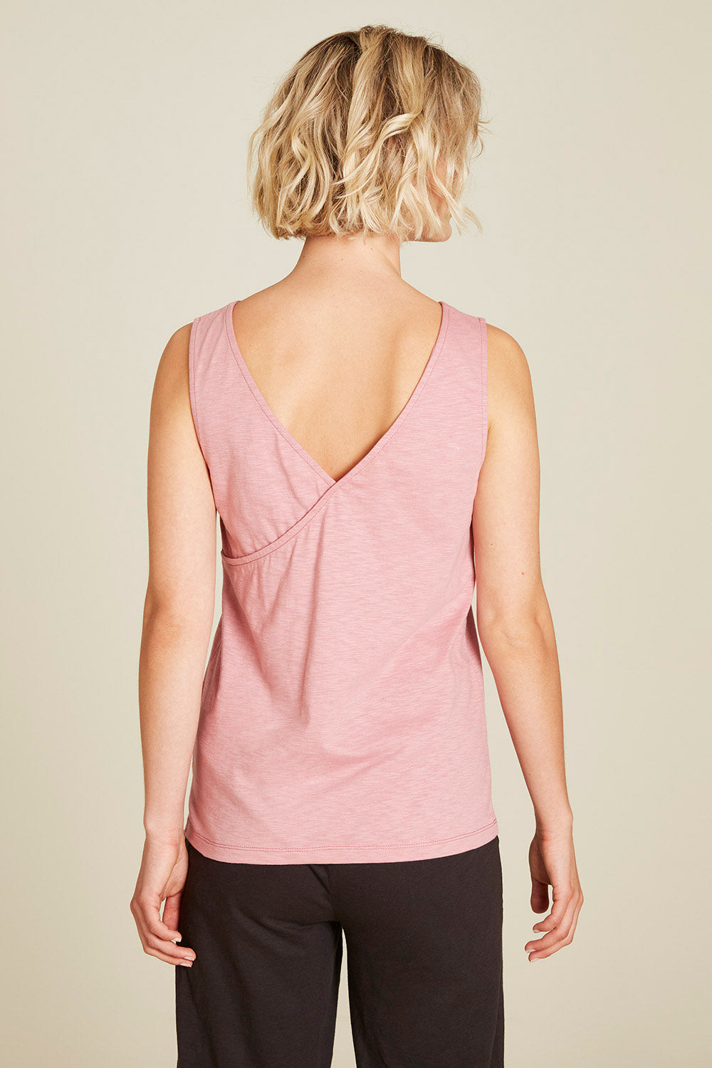 Tranquillo Top Wickeloptik, violett